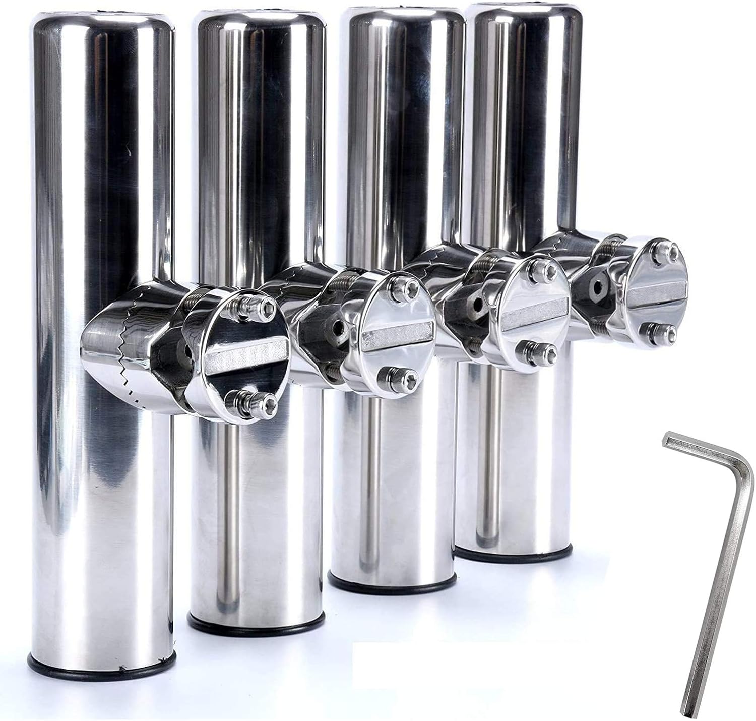 Stainless Clamp Rod Holder Ste - Fishing Rod Boat 评论和价格