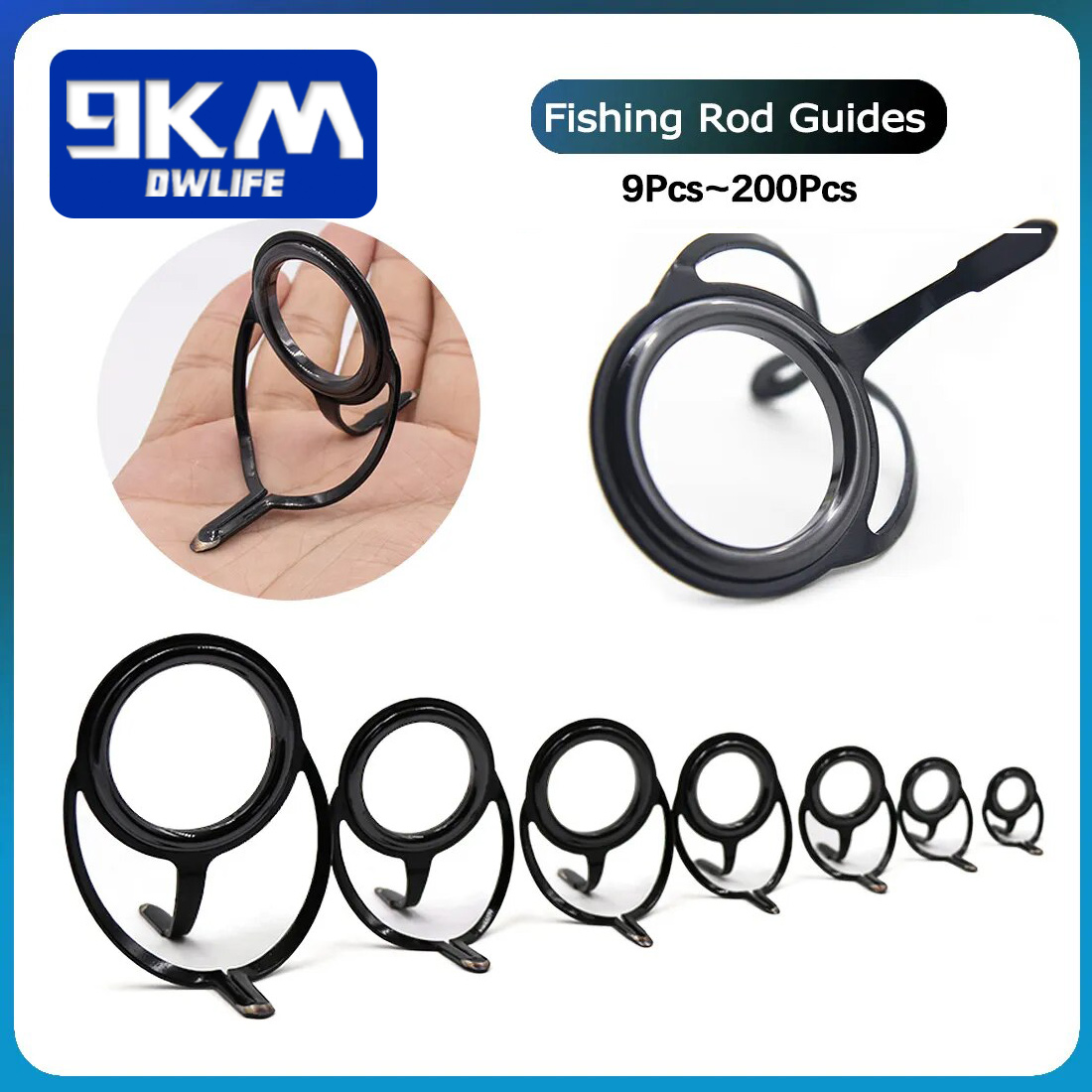 Fishing Rod Repair Kit Spinnin - Fishing Rod Guide Replacement 评论和价格