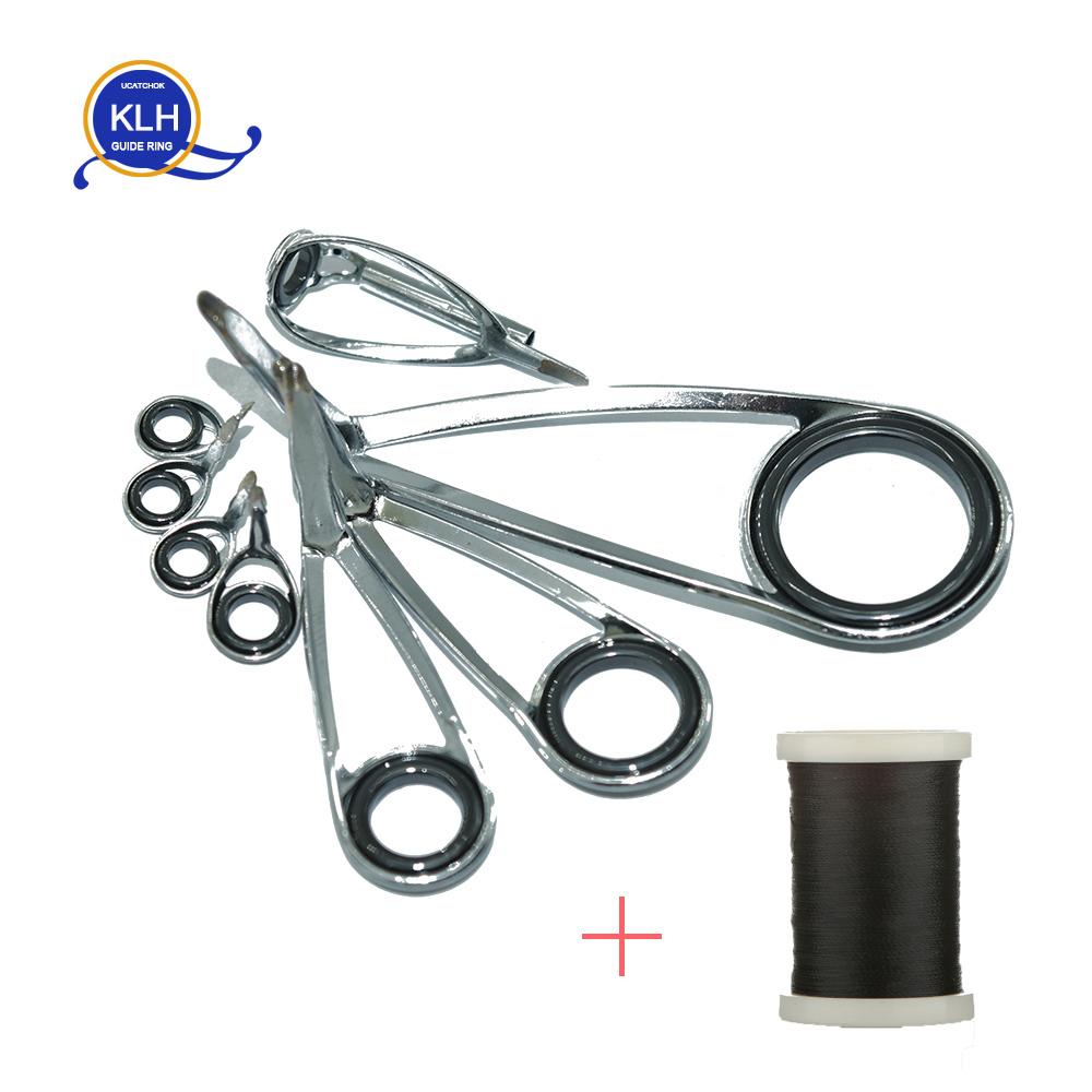 8pcs/Kit KLH Bracket Stainless - Fishing Rod Spinning 评论和价格