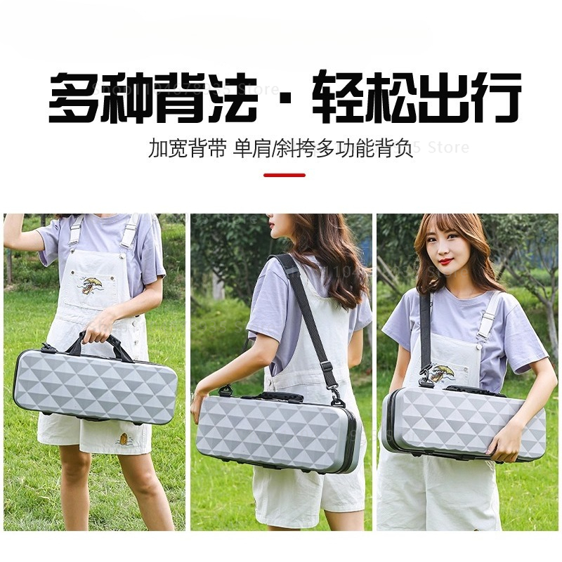 Hard Shell Mini Fishing Rod Ca - Fishing Rod Case 评论和价格