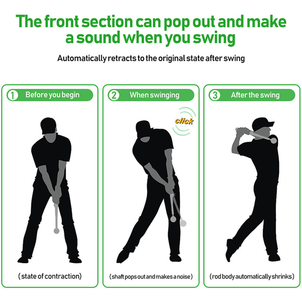 Golf Telescopic Swing Trainer  - Fishing Rod Telescopic 评论和价格