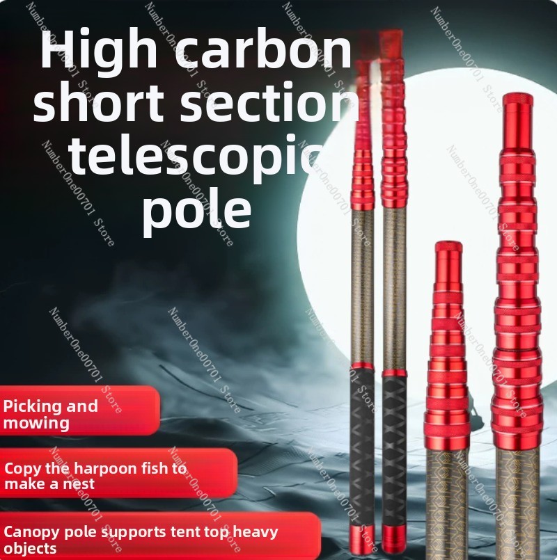 Short section ultra light, har - Fishing Rod Telescopic 评论和价格