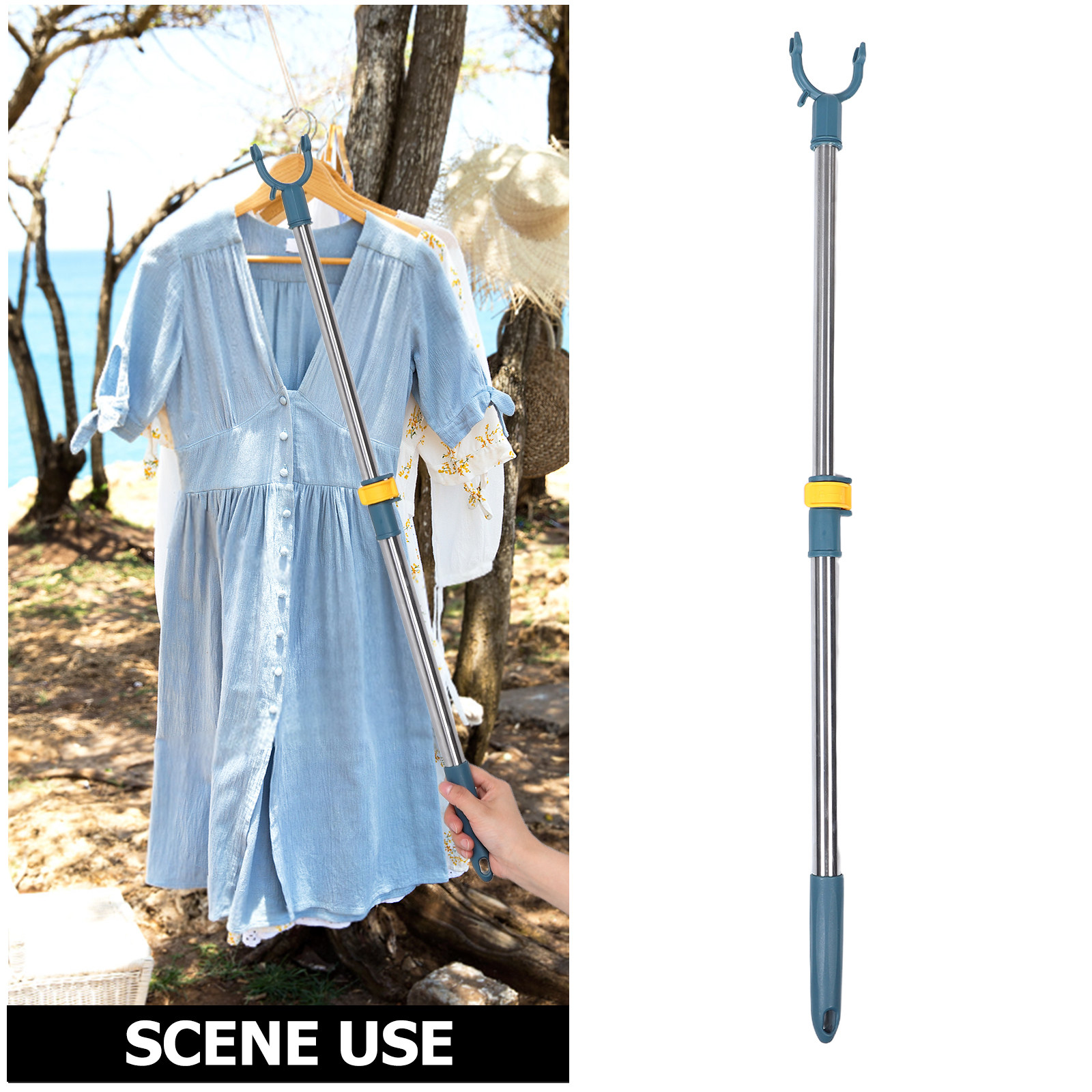 Telescoping Stainless Steel Cl - Fishing Rod Telescopic 评论和价格